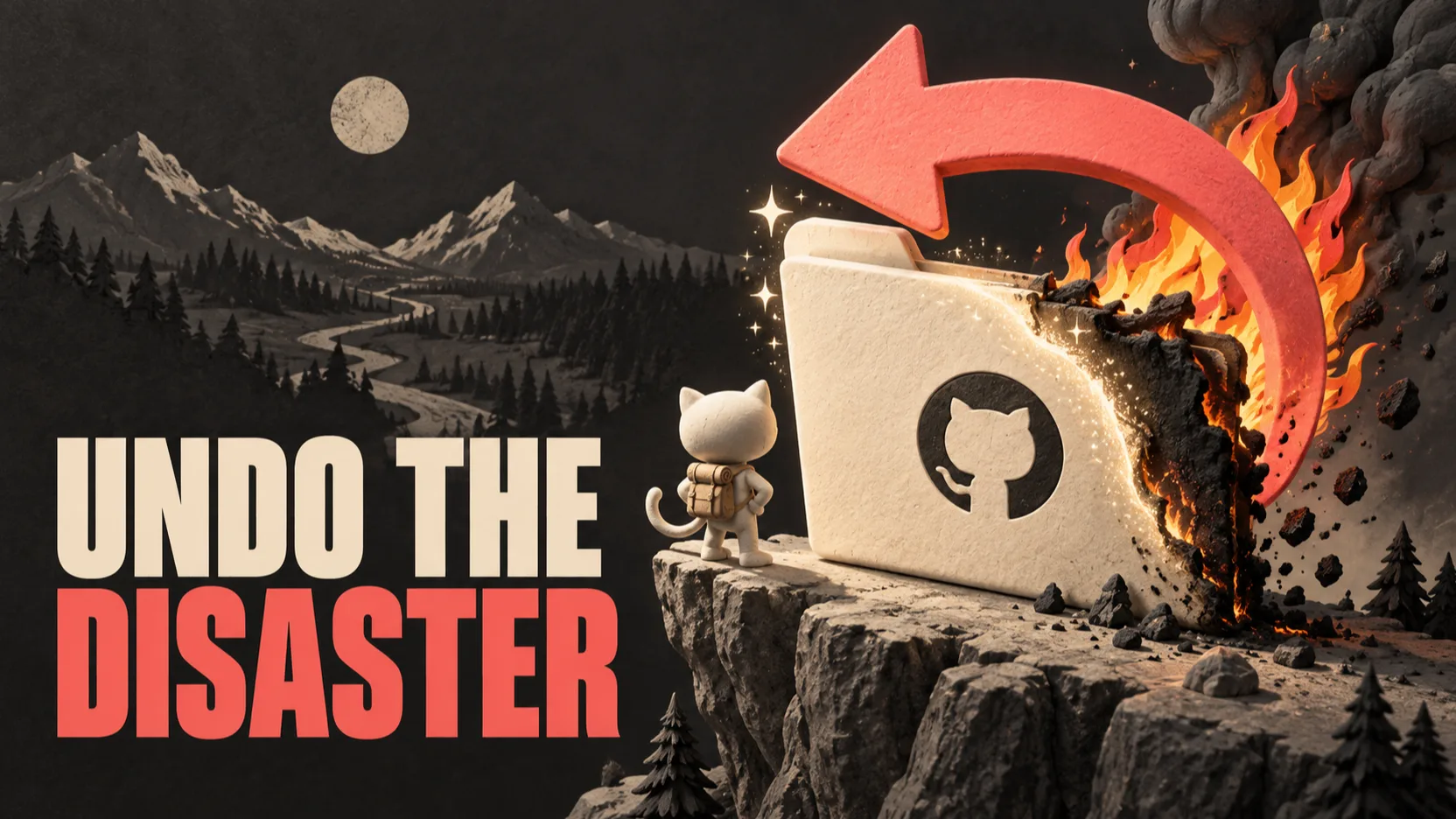 Thumbnail for "GitHub Masterclass": UNDO THE DISASTER